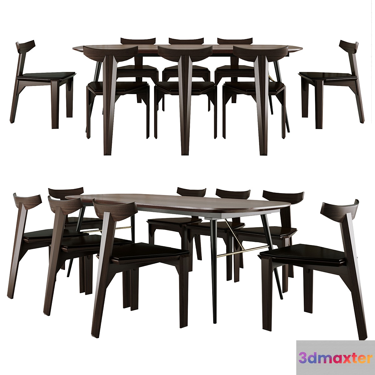 Verona dining table and Samurai chair