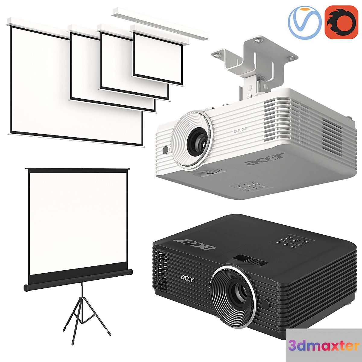 Projector Acer with Screens Set - No.2