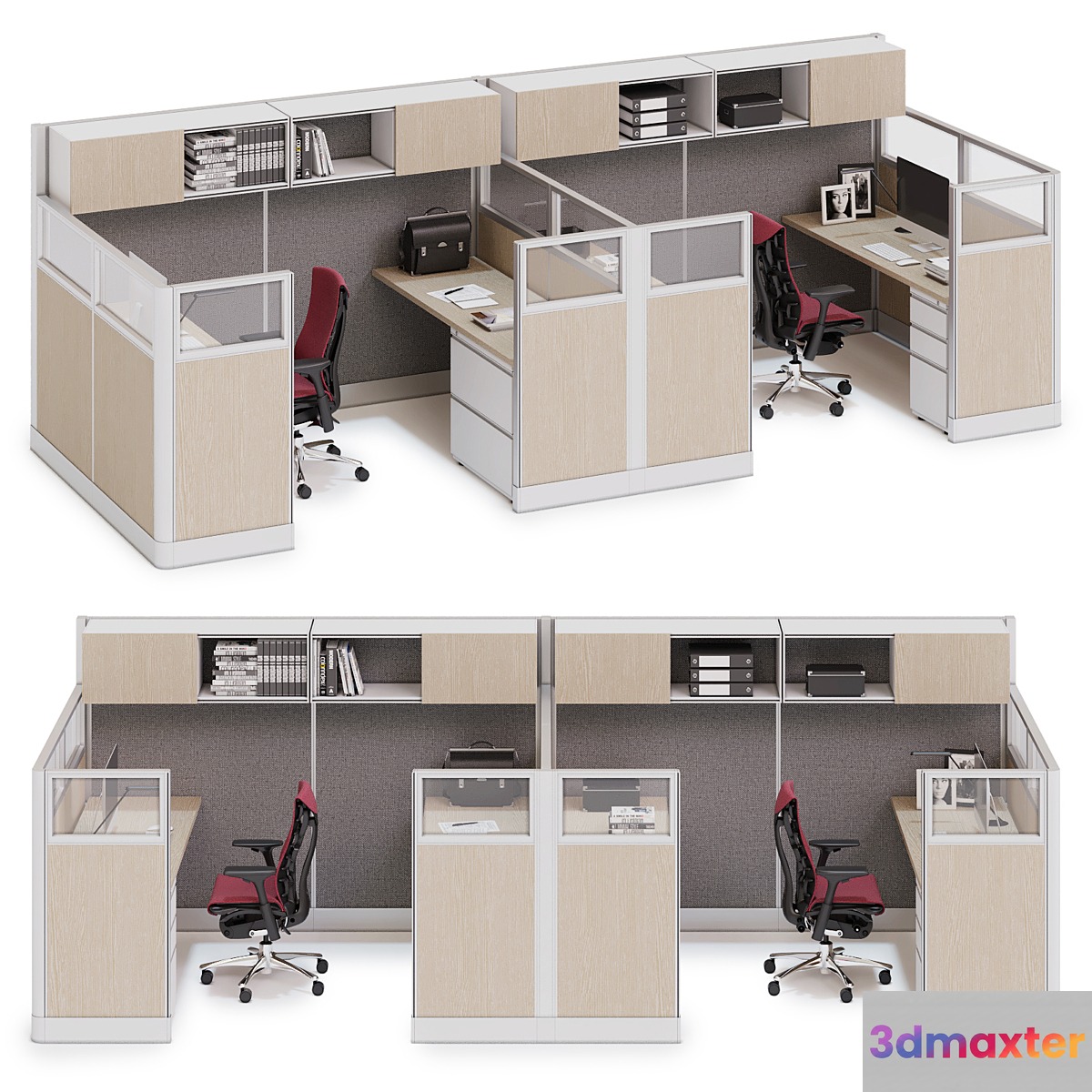 Herman Miller Action Office System (v11) 3D Max