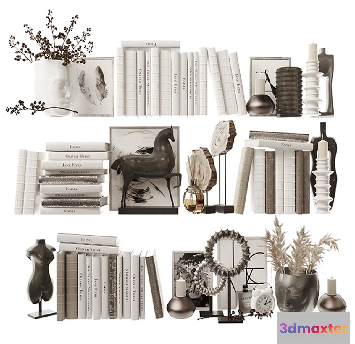 Decorative set for filling shelves 5 - No.5