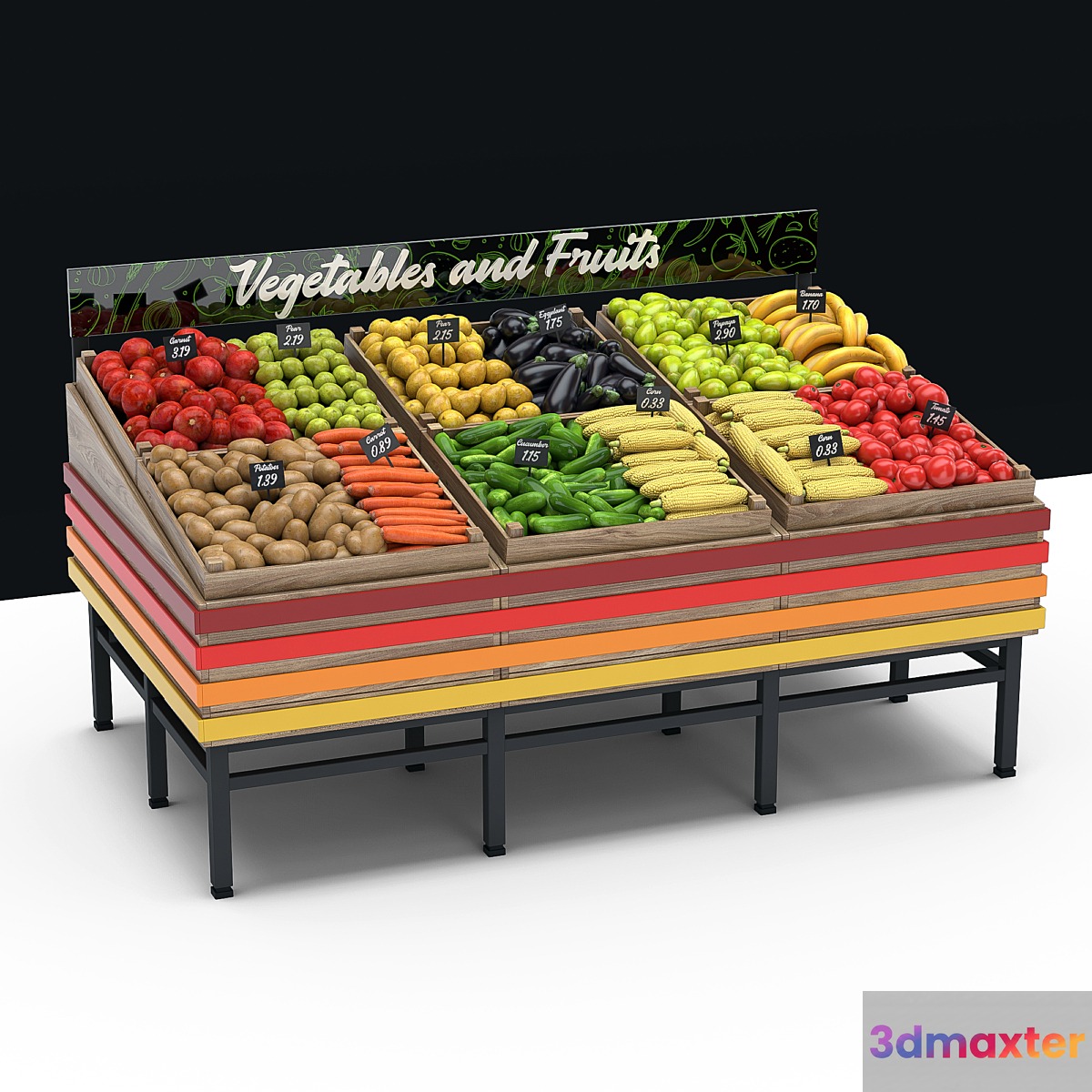 Vegetable Breakdown 2 3D Max