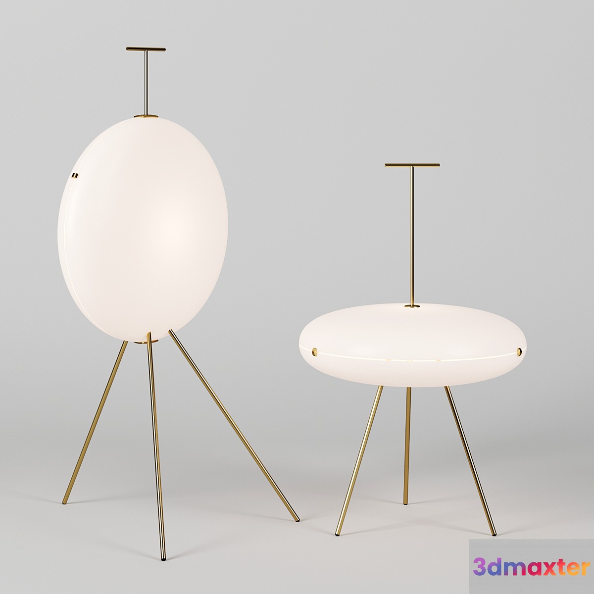 Gio Ponti Luna lamps by TATO