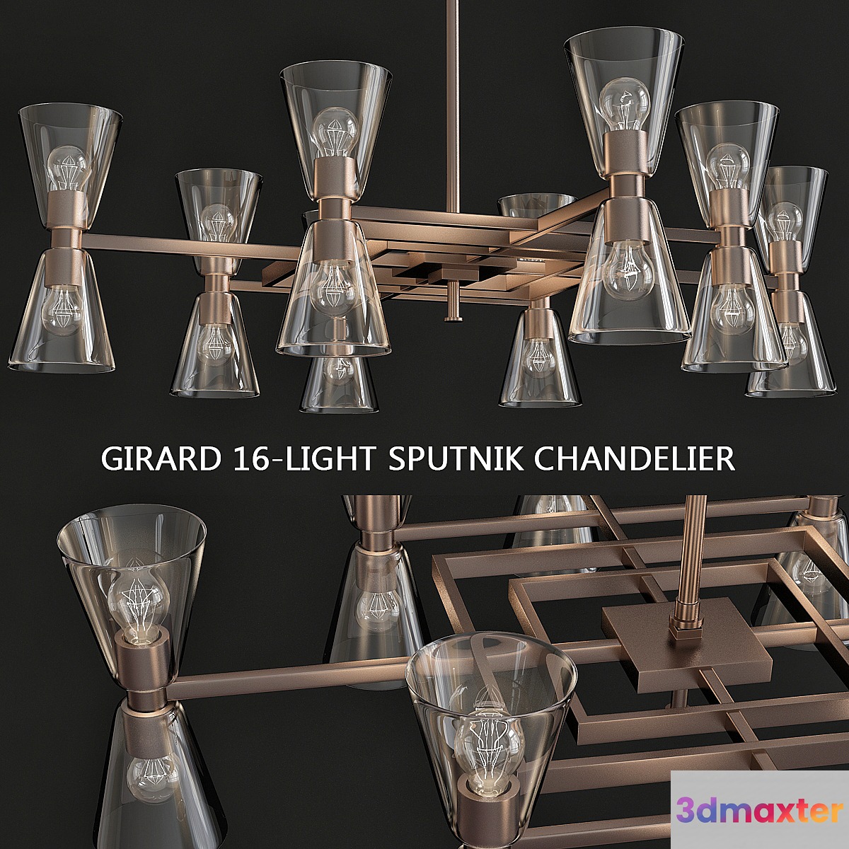 Girard 16-Light Sputnik Chandelier