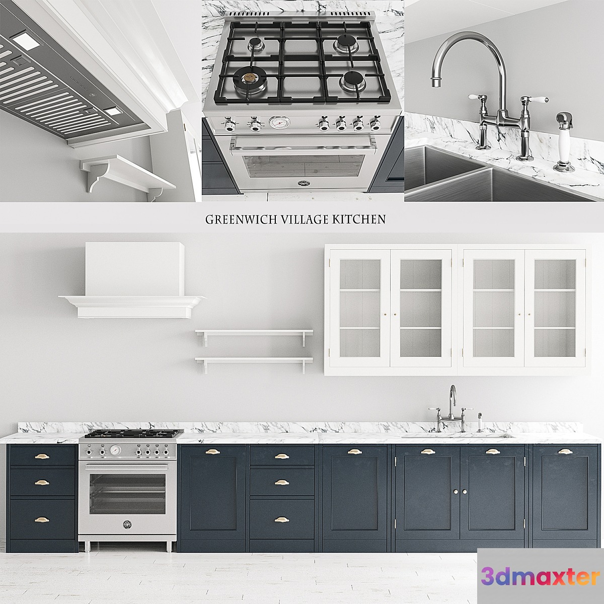 Greenwich Village Kitchen by Plain English