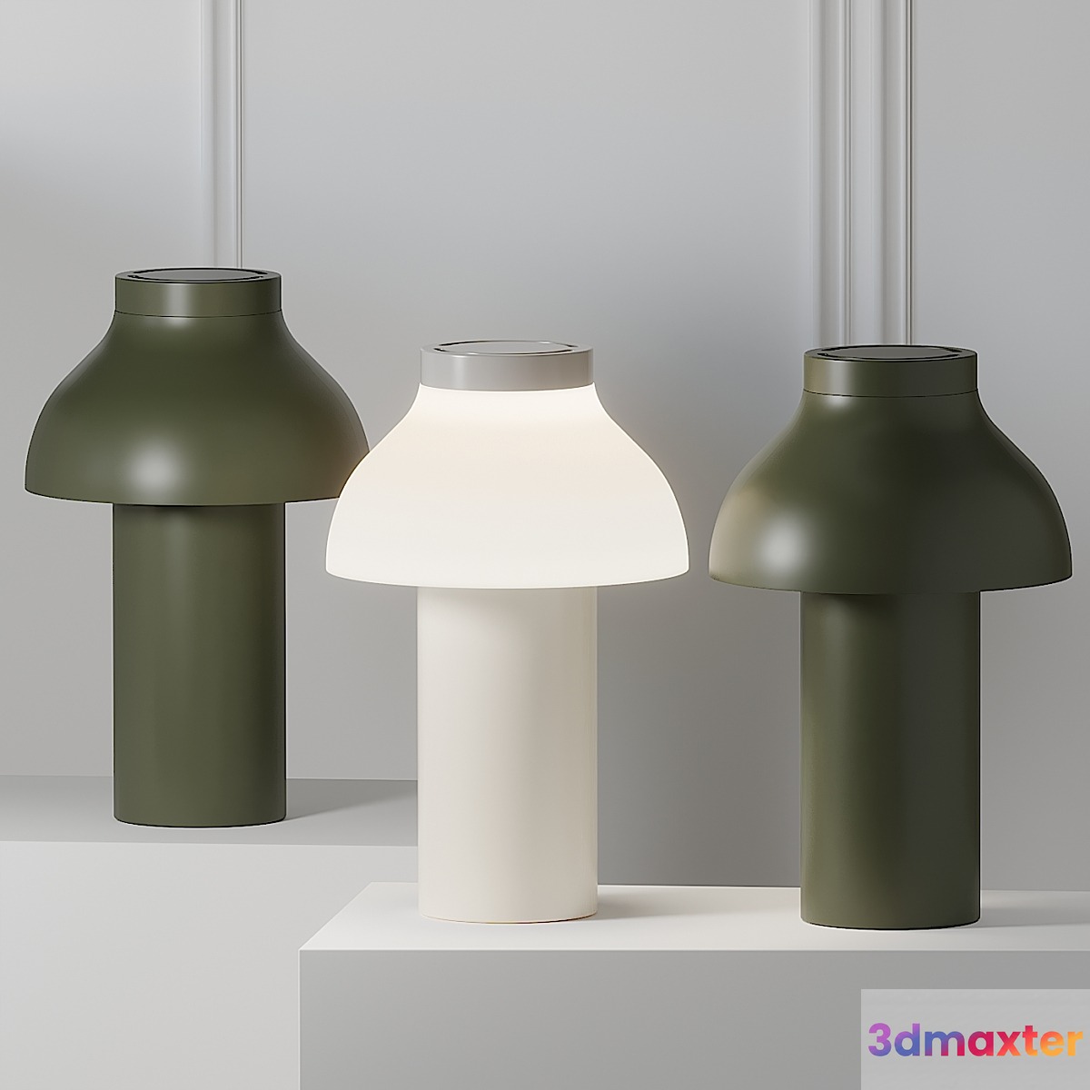 HAY PC PORTABLE LAMP from GARMENTORY 3D Max