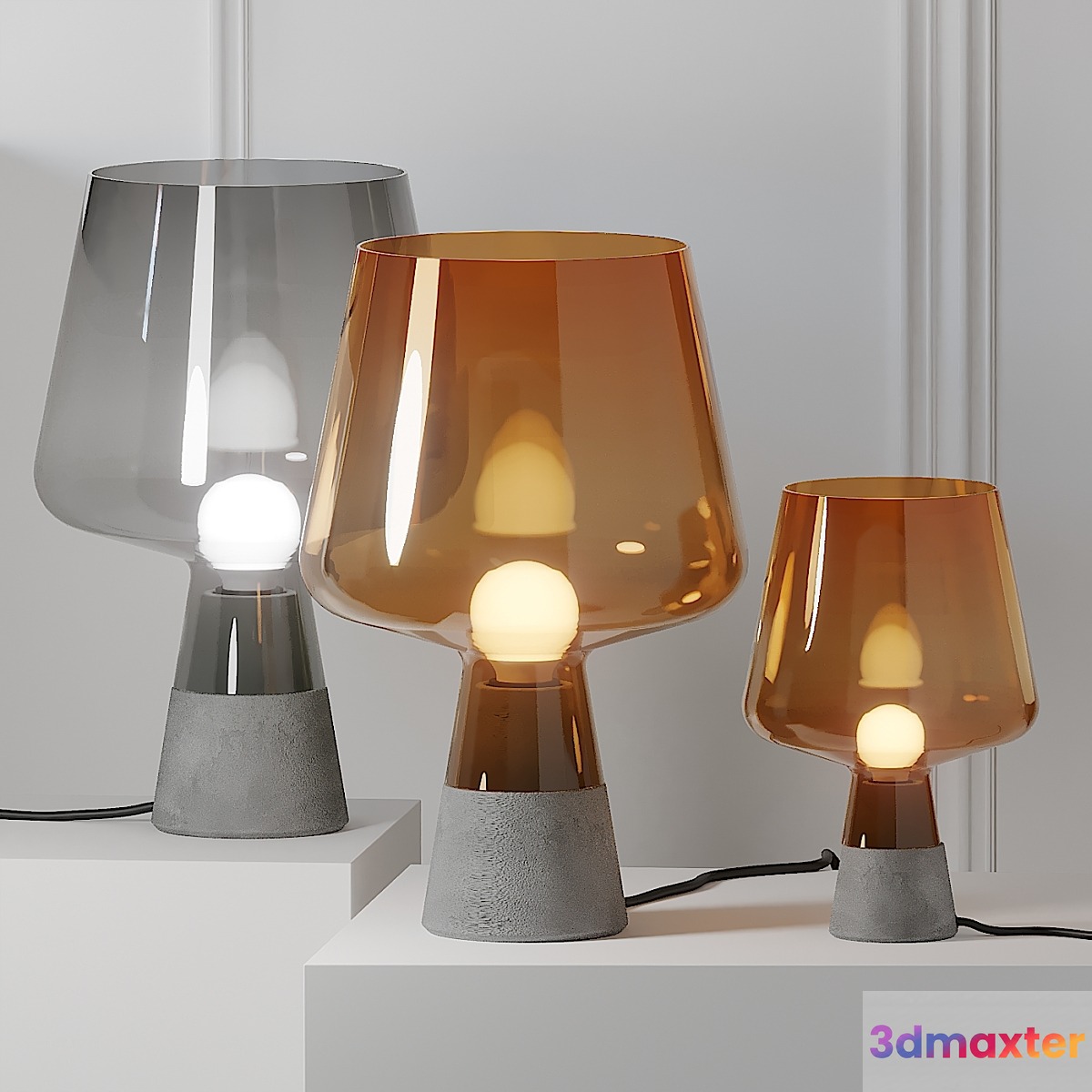 Leimu table lamps 3D Max