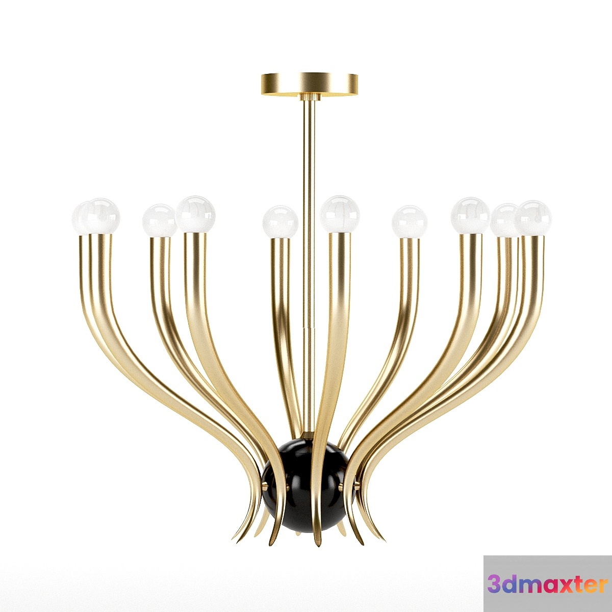 Carlisle Chandelier 3D Max