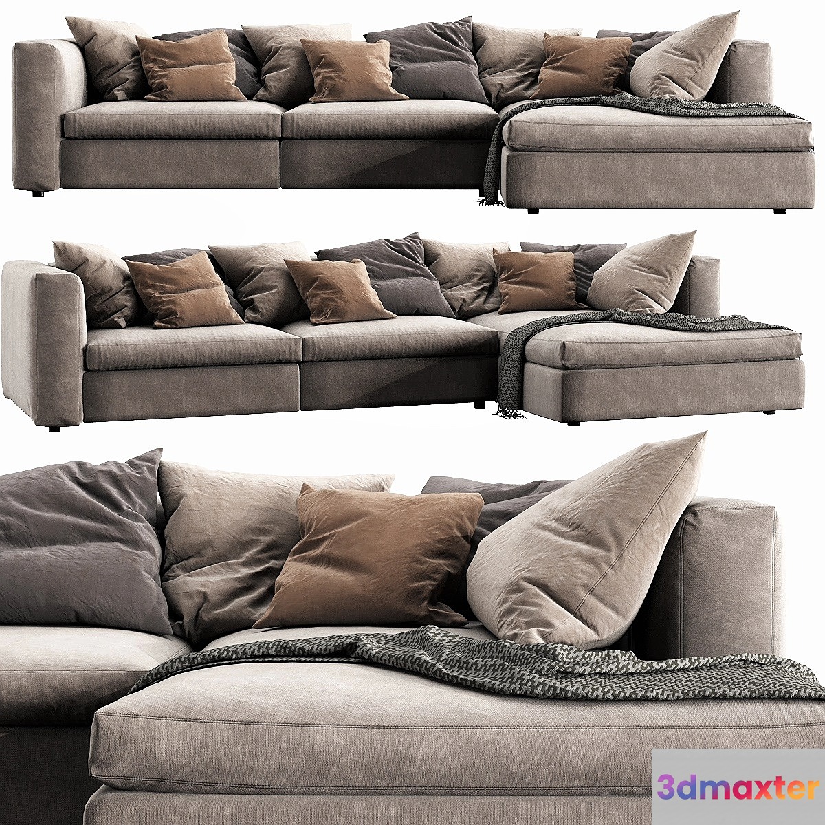 Poliform Dune Chaise Lounge