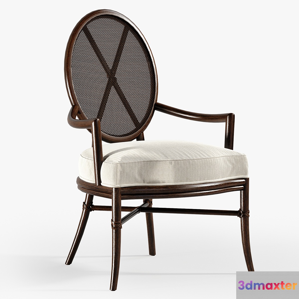 Oval X-Back Chair - No.4