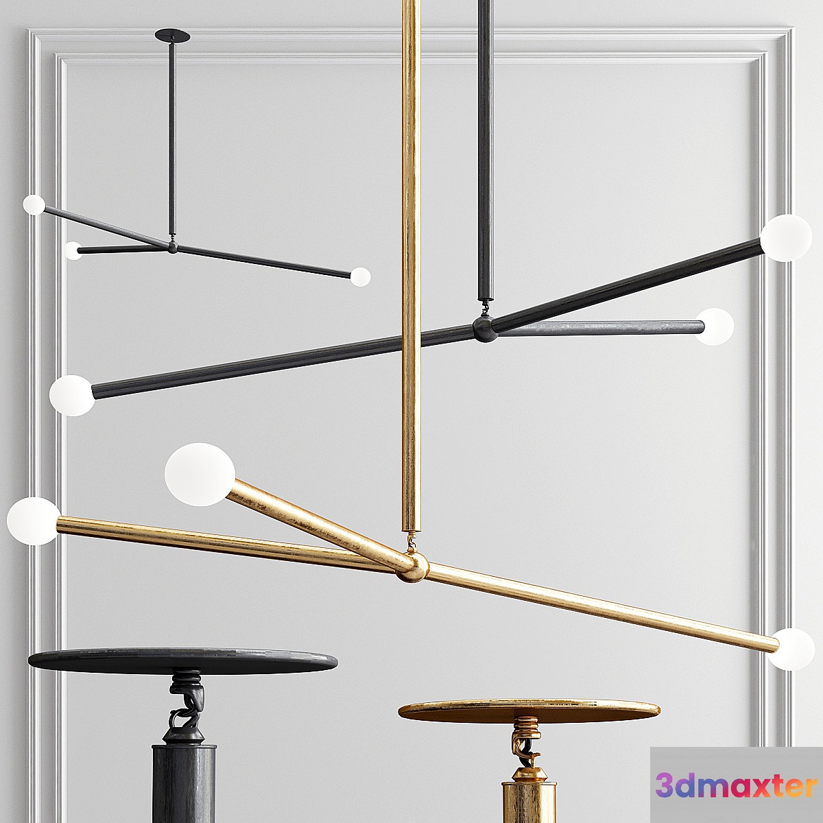 Apparatus Arrow Chandelier 3D Max