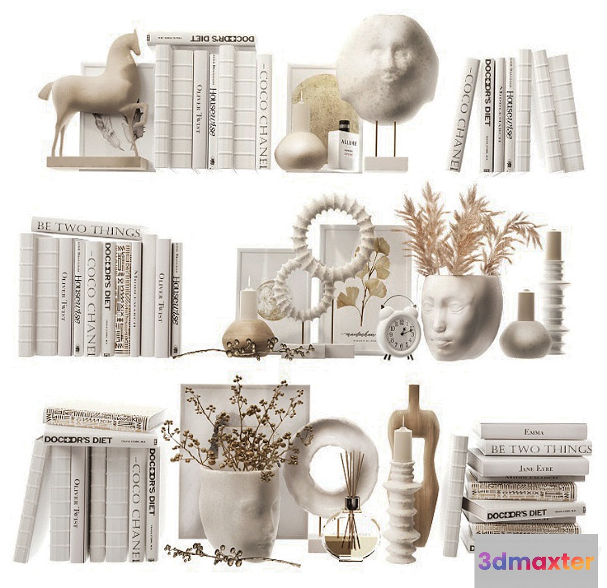 Decorative set for filling shelves 4 - No.5