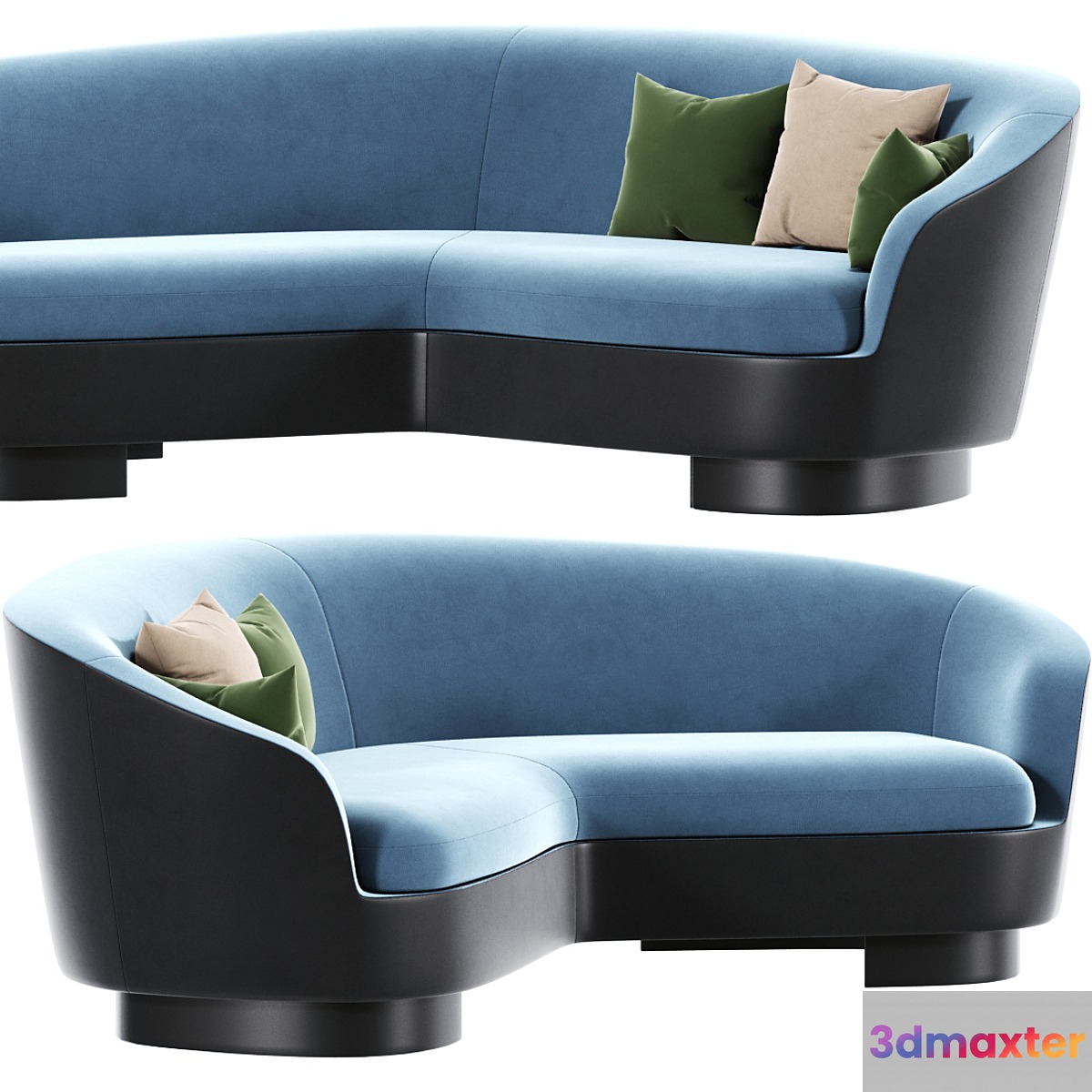 Minotti Jacques Curve Sofa