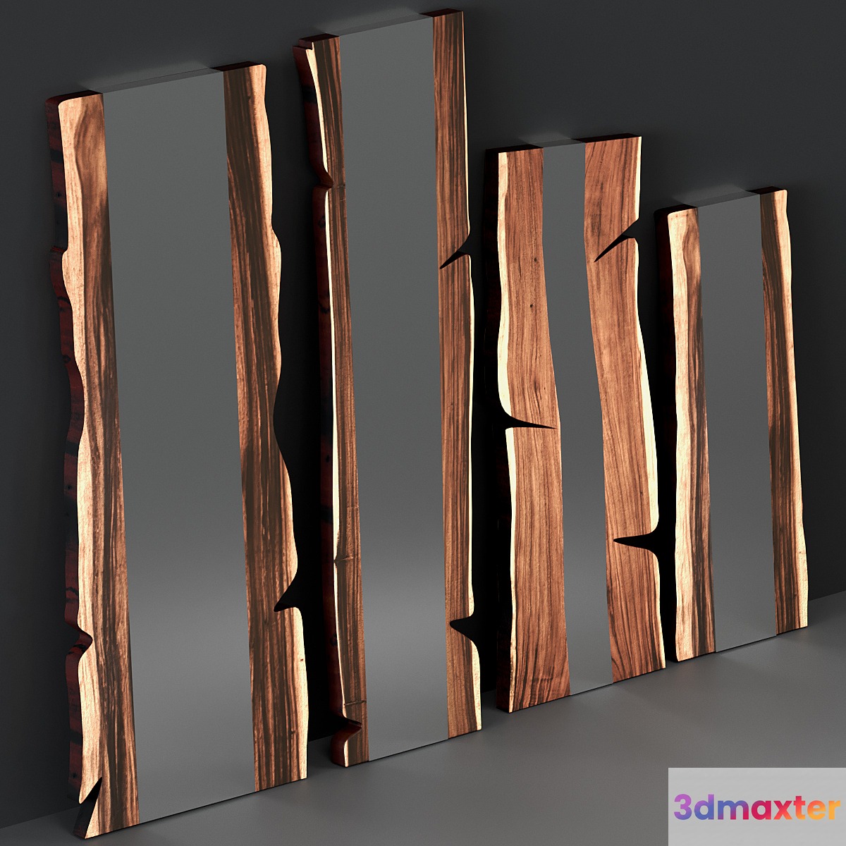 Mirrors from slab 3D Max
