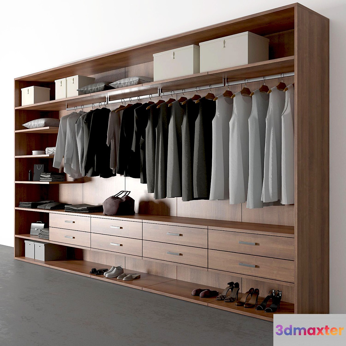 Poliform wardrobe 3D Max