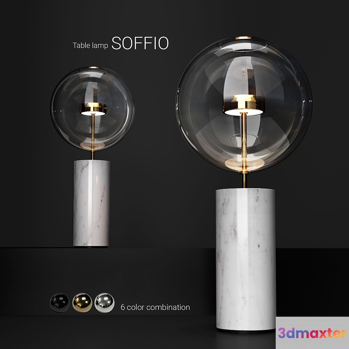 Giopato & Coombes Bolle Soffio table lamp