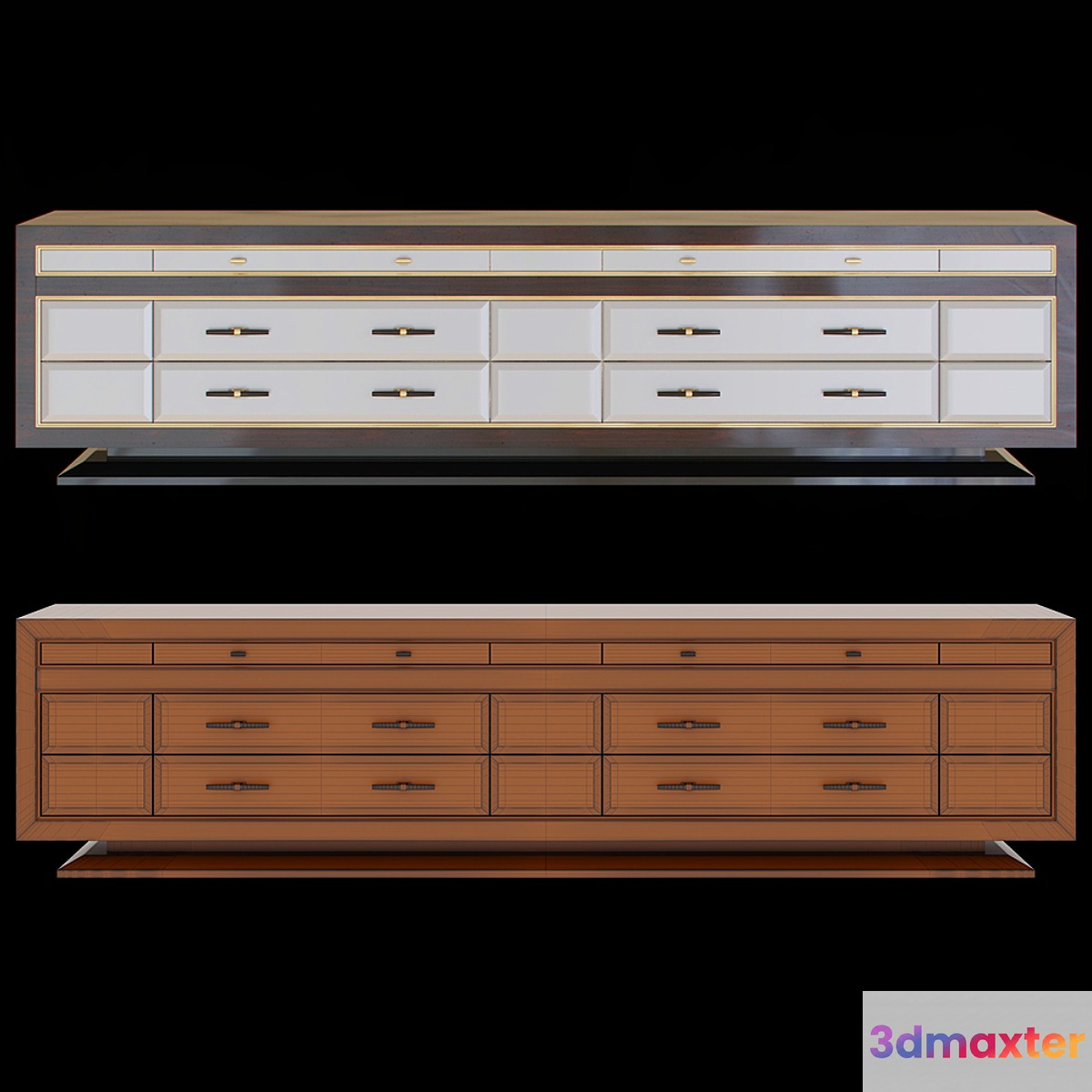 Console chest of drawers Ferris Rafauli 3D Max
