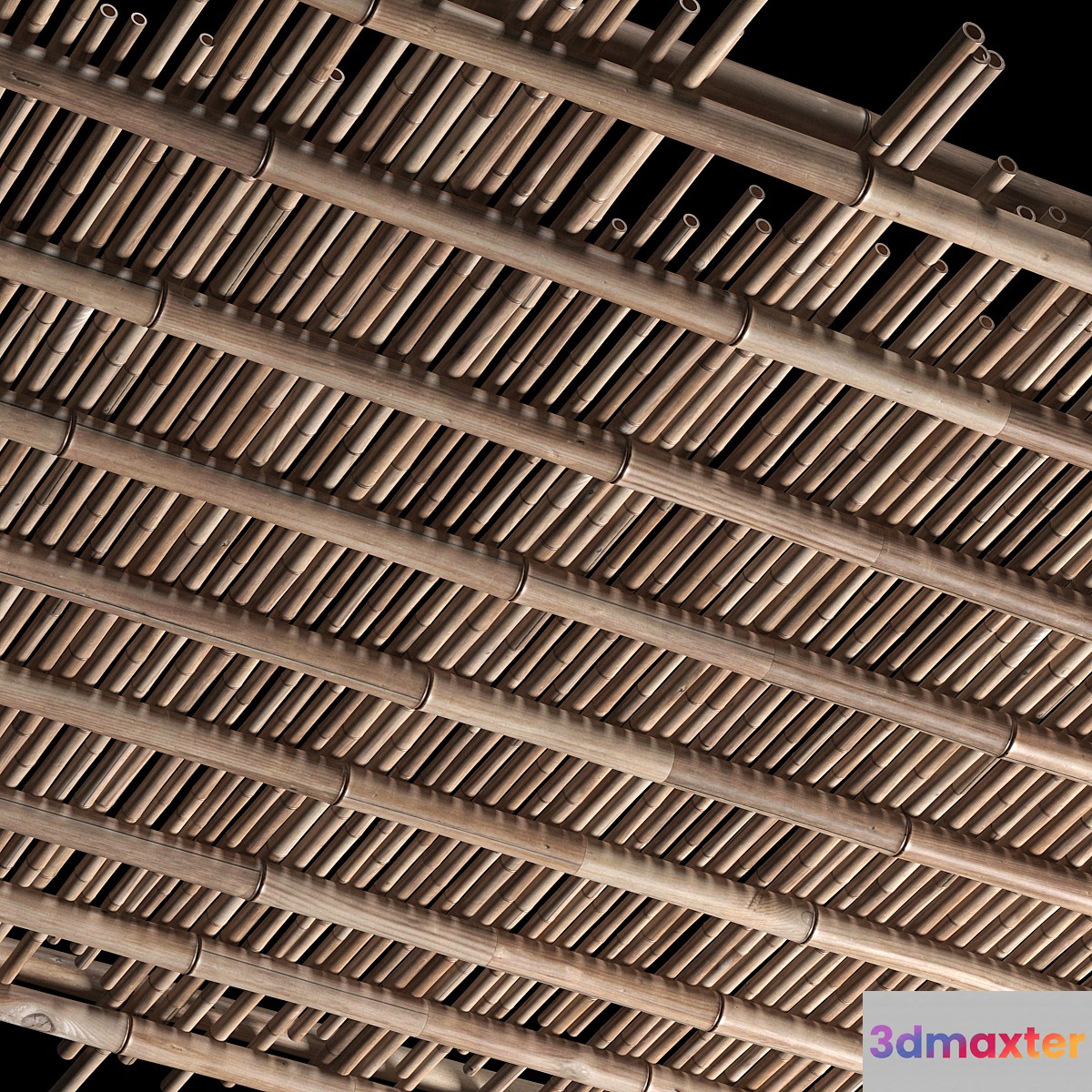 Bamboo ceiling