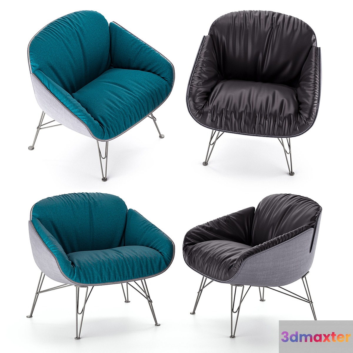 Juno armchair 3D Max