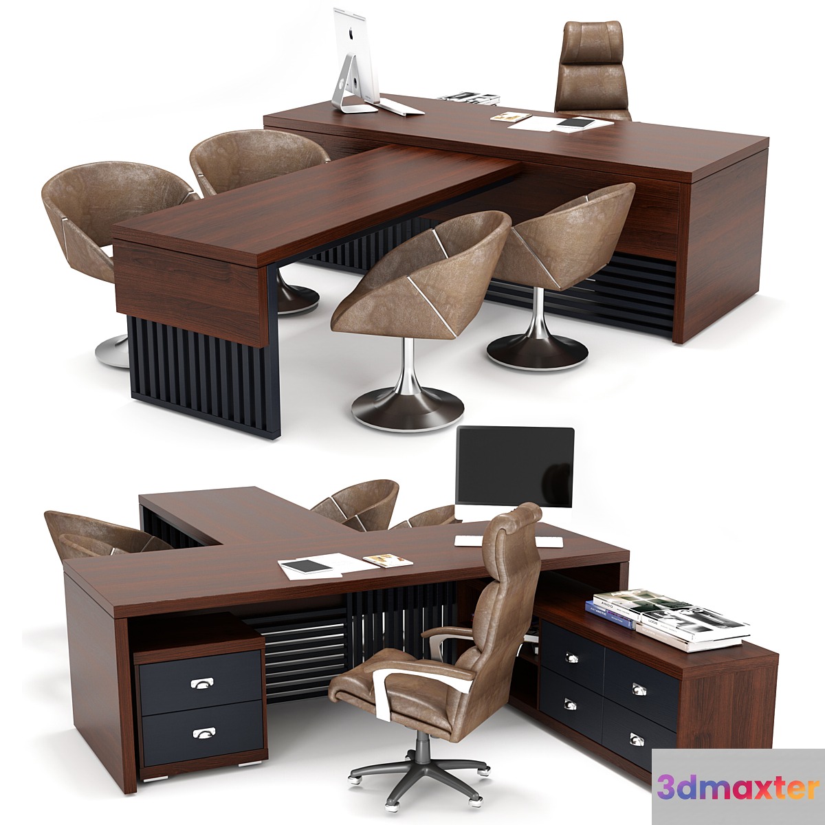 Executive table 3D Max
