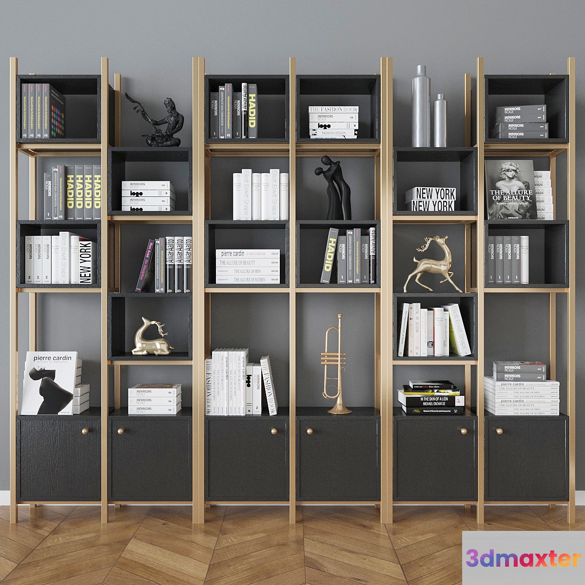 bookshelf - No.3 3D Max