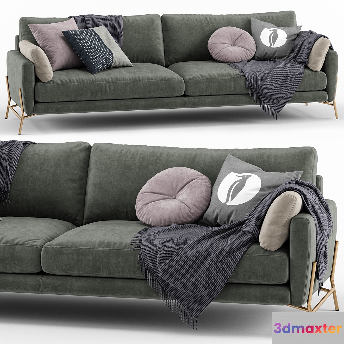 Le Marais 3seater maxi sofa - Calligaris