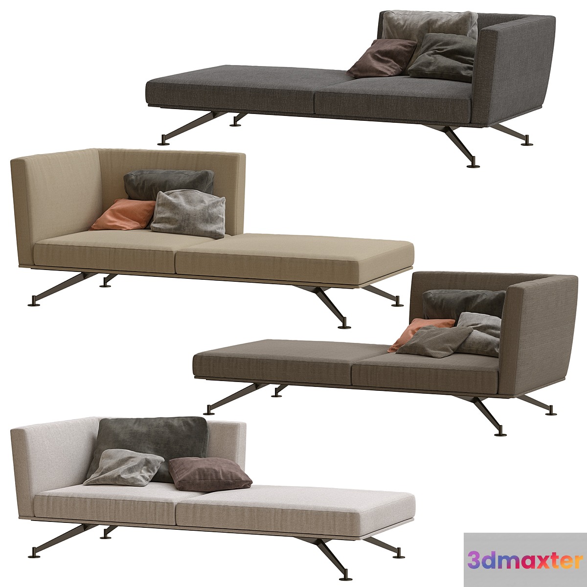 Lema Neil Sofas pack 4 by Francesco Rota