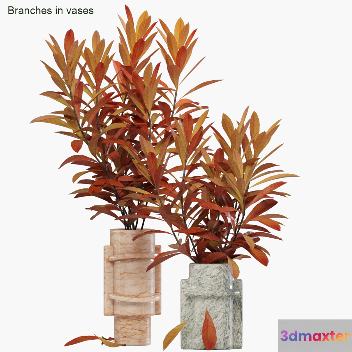 Branches in vases 27: Autumn flame