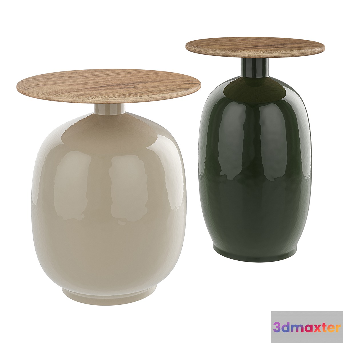 Blow Side Table Set by Gloster - No.3