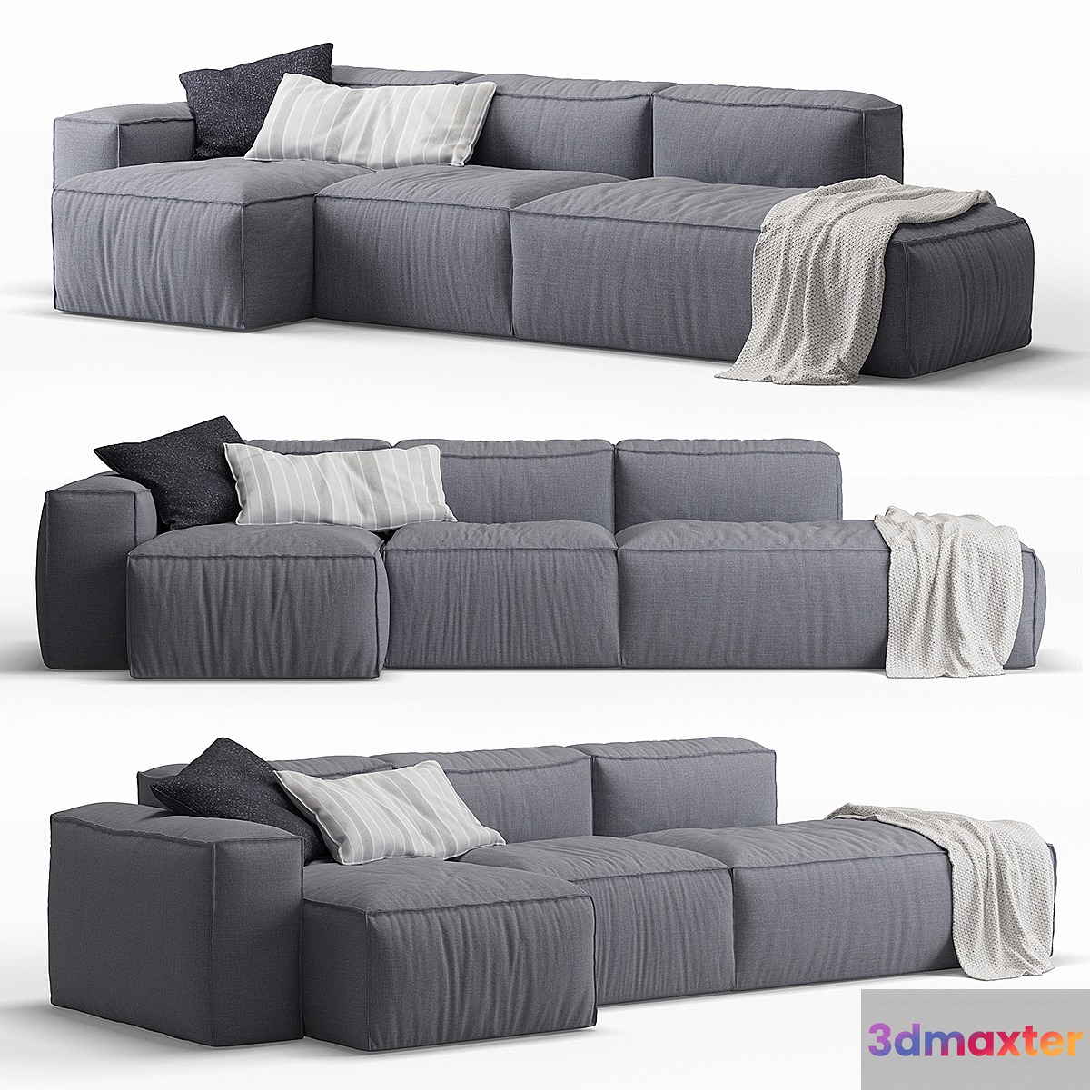 Bonaldo Peanut B Lounge Sofa 3D Max