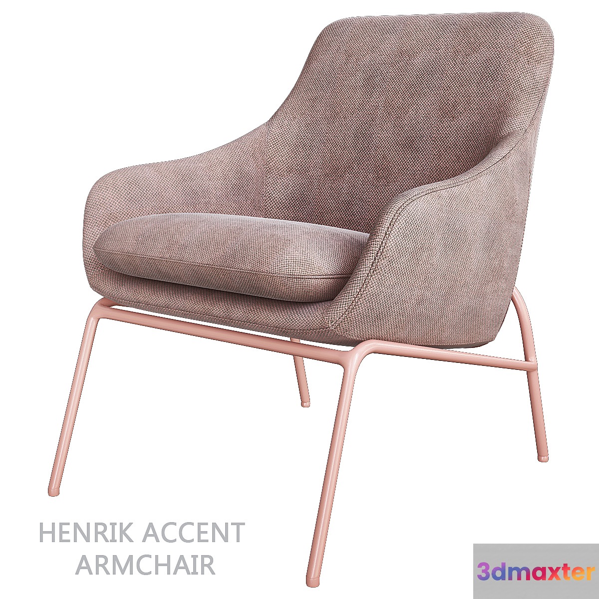Henrik Accent Armchair 3D Max