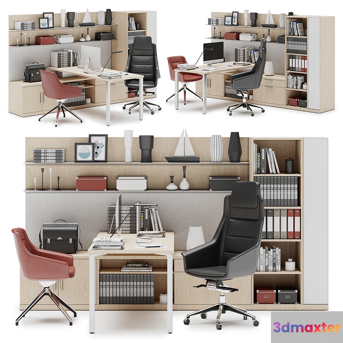 Herman Miller Canvas Private Office (v1) 3D Max