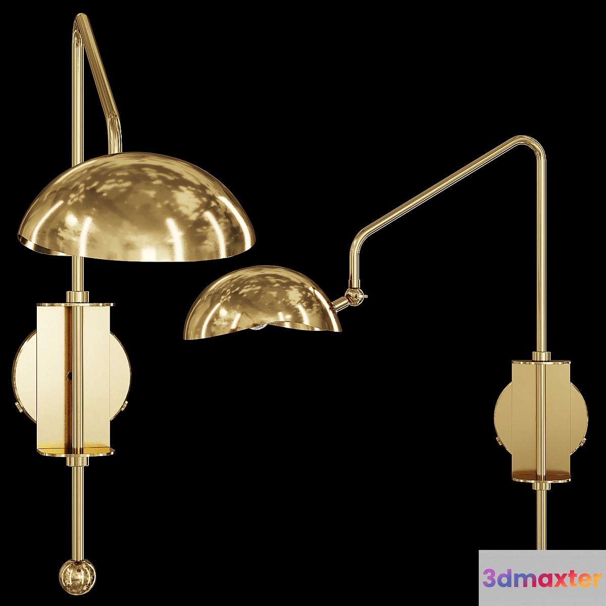 Restoration Hardware CONVESSI SCONCE 23 Brass