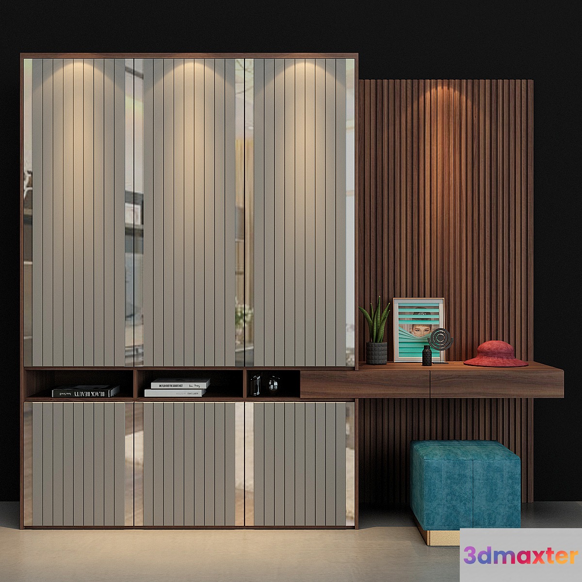 Cabinet Furniture_012 3D Max