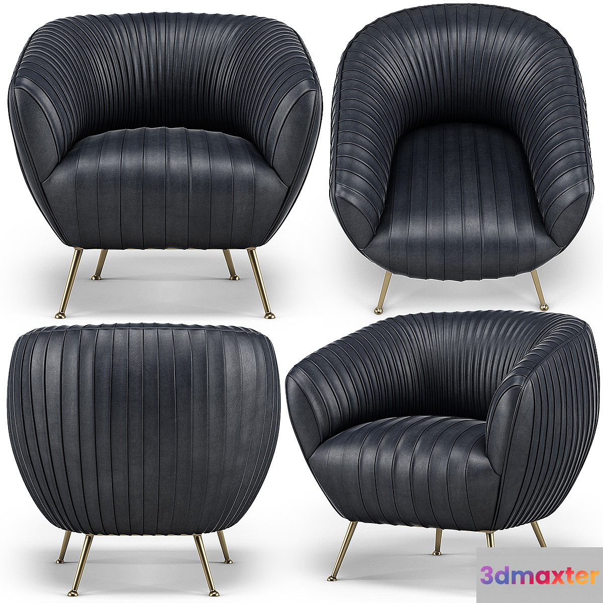 Stockton Lounge Chair Black