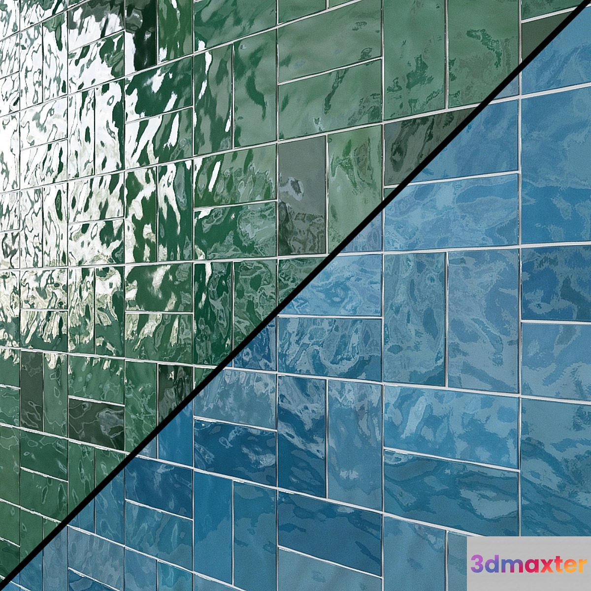 Ceramic wall tile WOW FEZ Gloss 2 3D Max