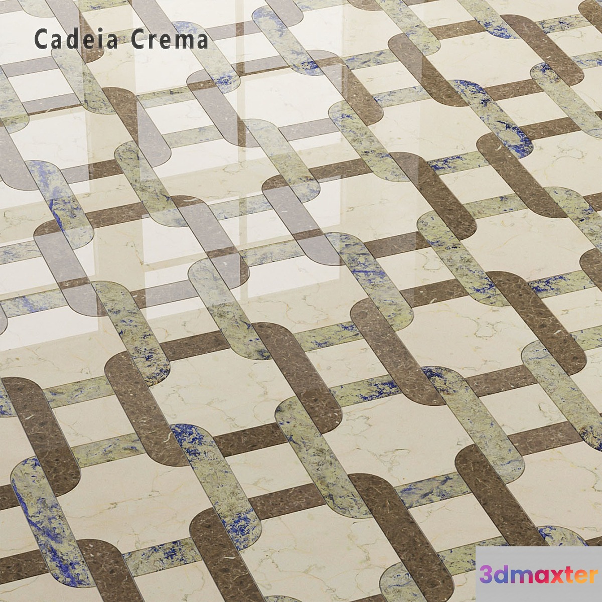 Mosaic Sicis SiciStone Cadeia Crema 3D Max