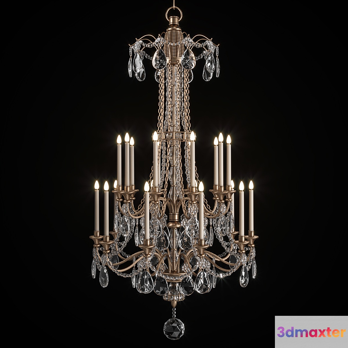 Mathieu Lustrerie: Louis XVI 99974-15CDR 3D Max