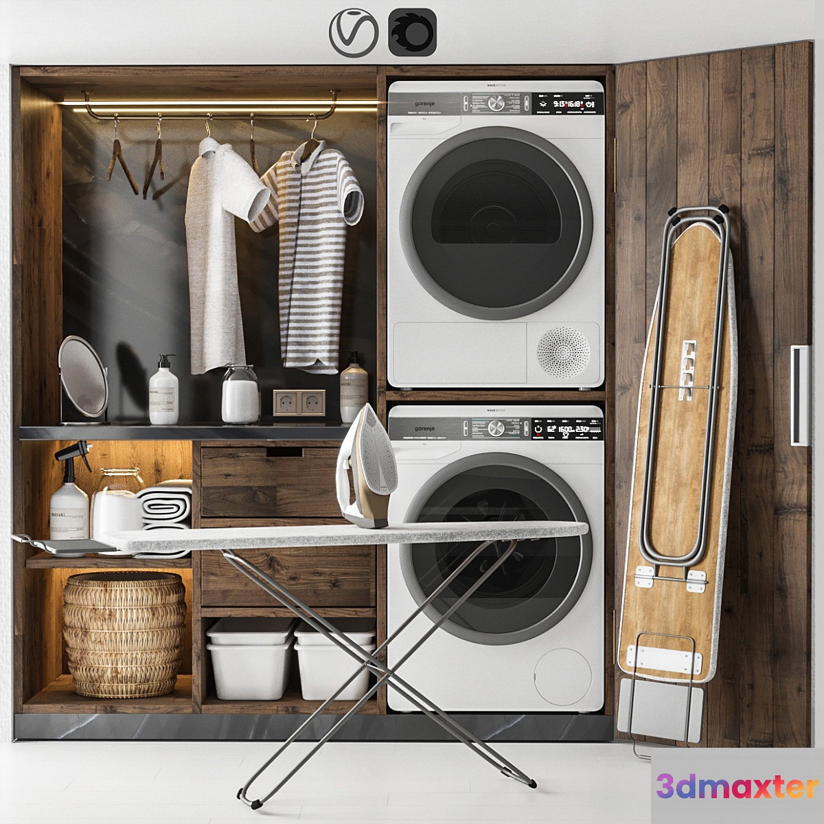 Decor Set for Laundry Gorenje - No.2
