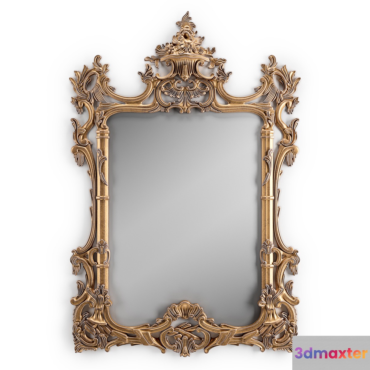 Chippendale style mirror 3D Max