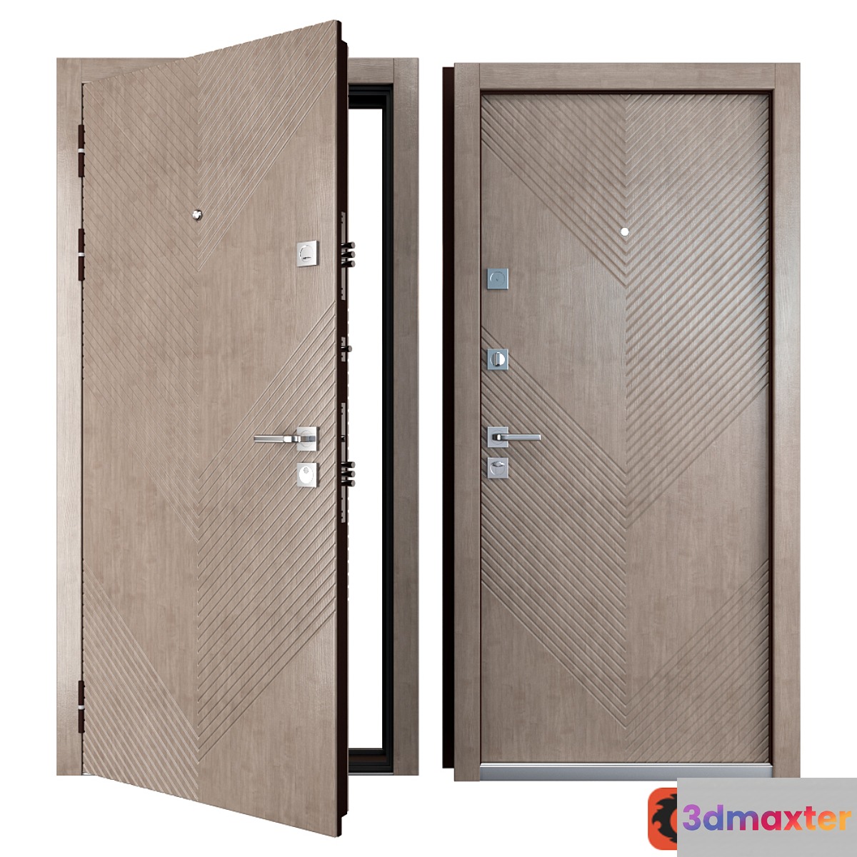 Entrance metal door Olion (Zimen) - No.2