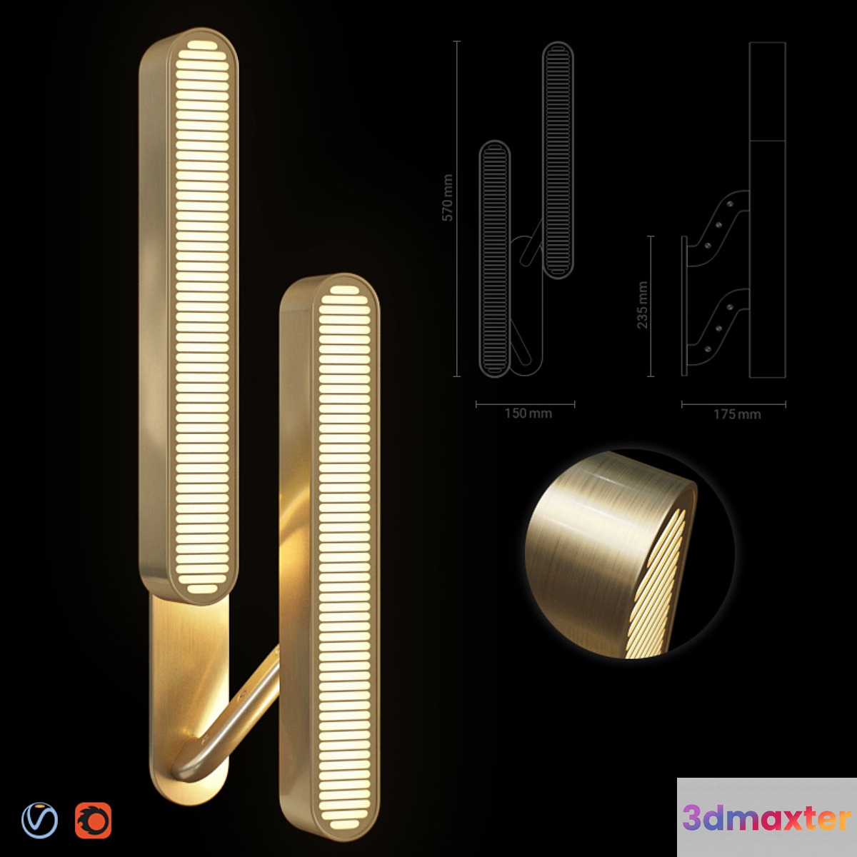 Colt Double Wall Light