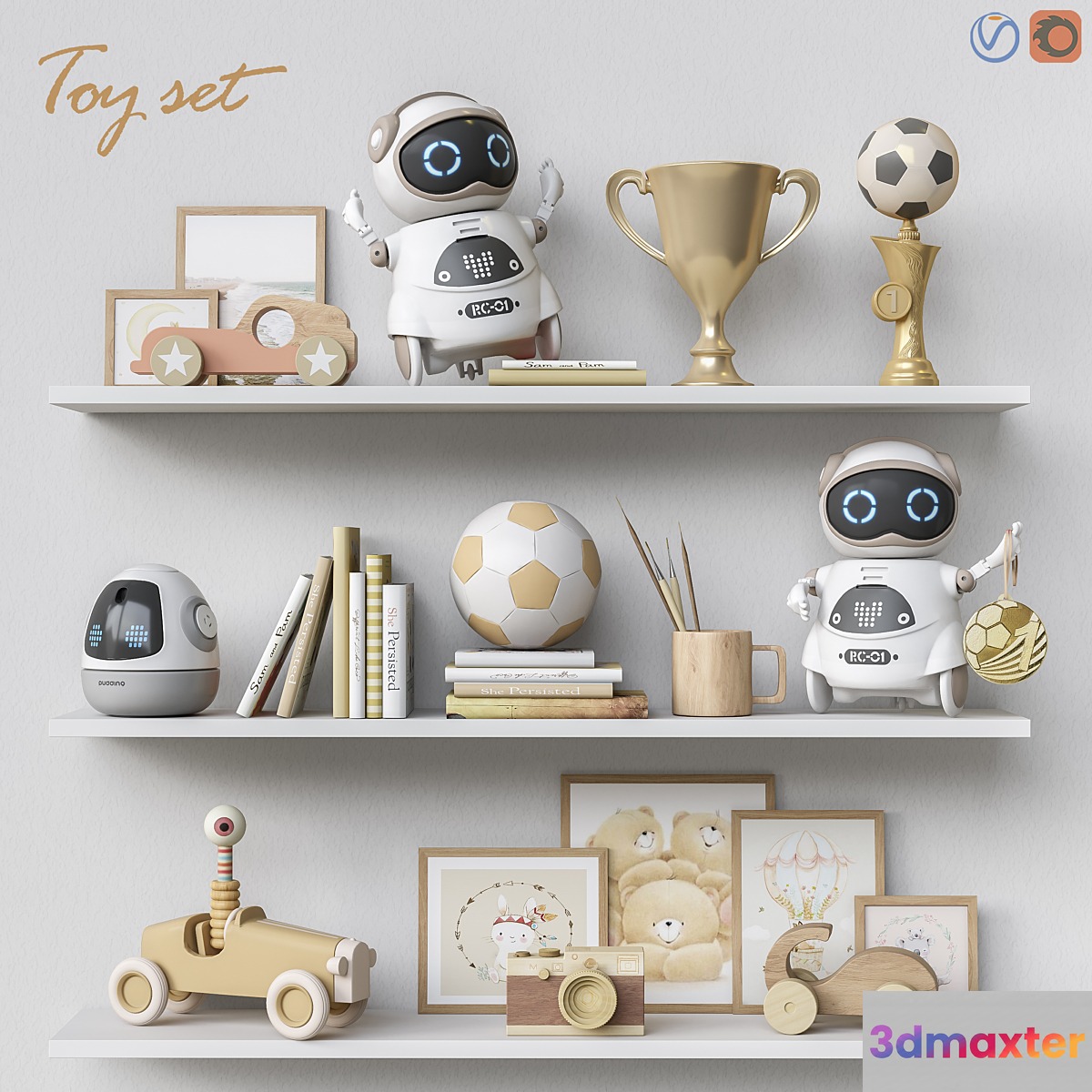 Toys and furniture set 62 - No.2