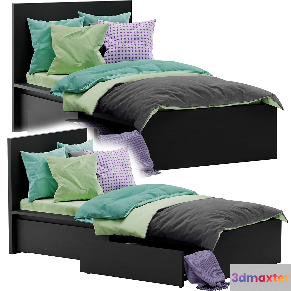 Ikea Malm Single Bed 2