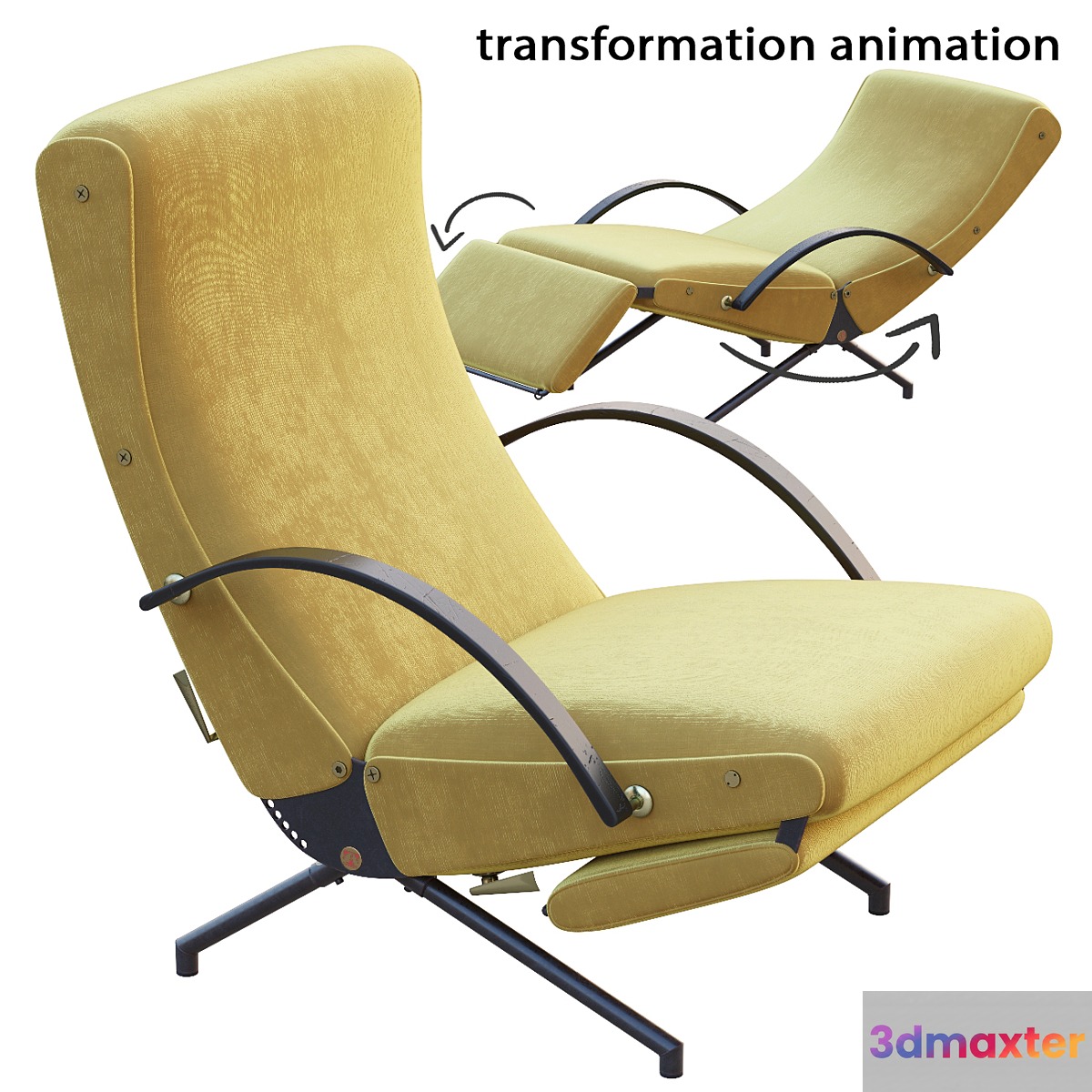 AVE TECNO P40 Lounge Chair by Borsani 1950