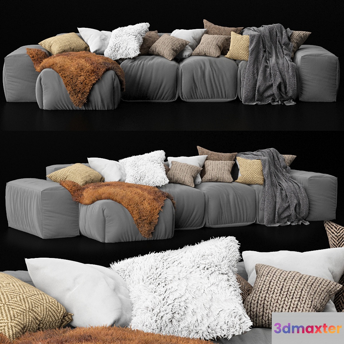 Modular sofa BI Bonaldo 5 3D Max