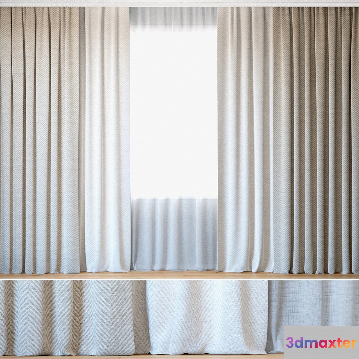 Curtains 44 | Curtains with Tulle | Rebbio Grande - No.2