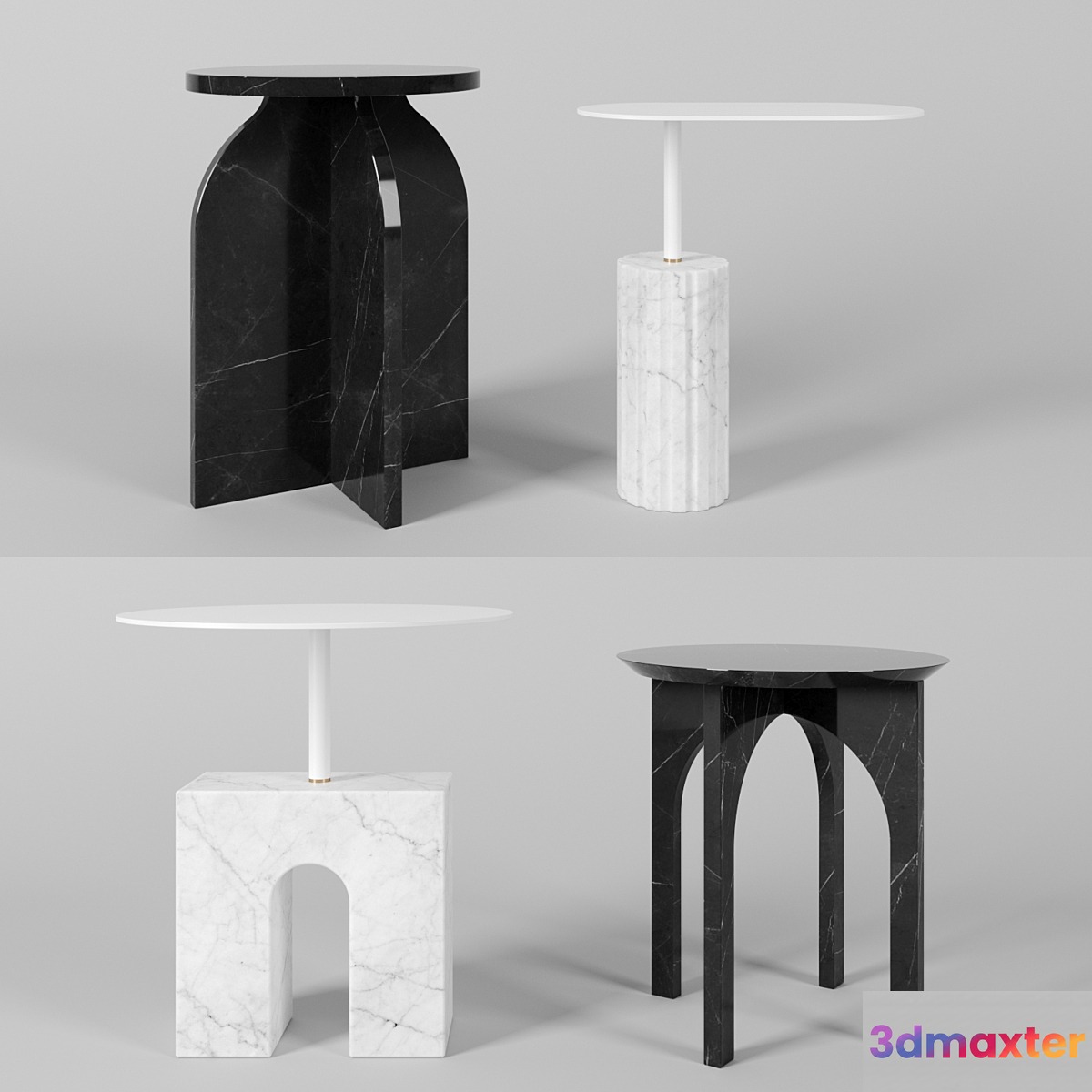 Side tables by Aparentment