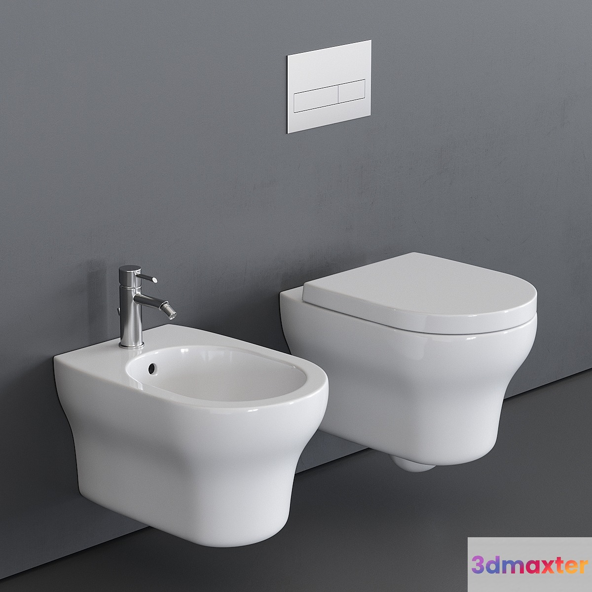 Ceramica Cielo Jo Wall-Hung WC 3D Max