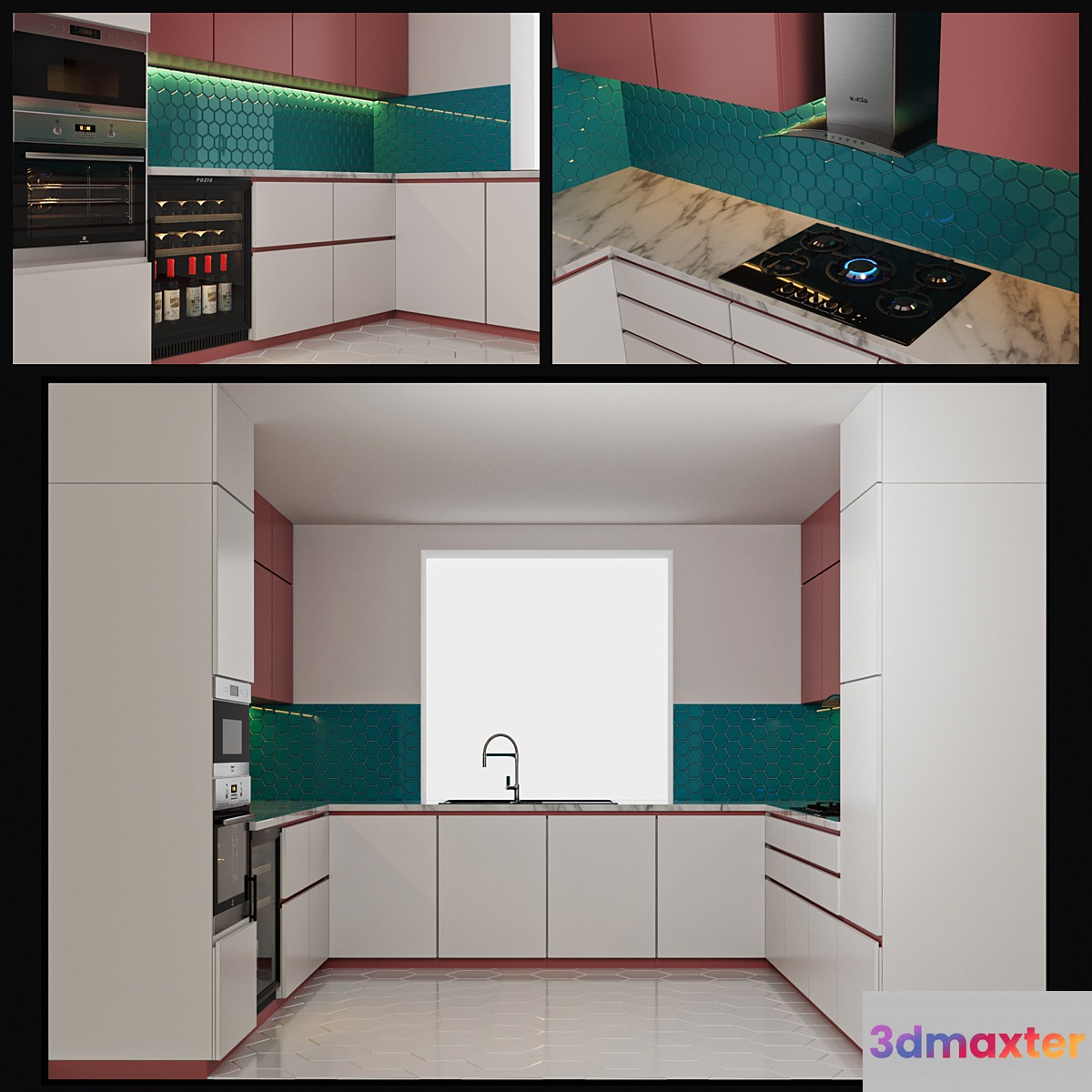 Kitchen 3D Max