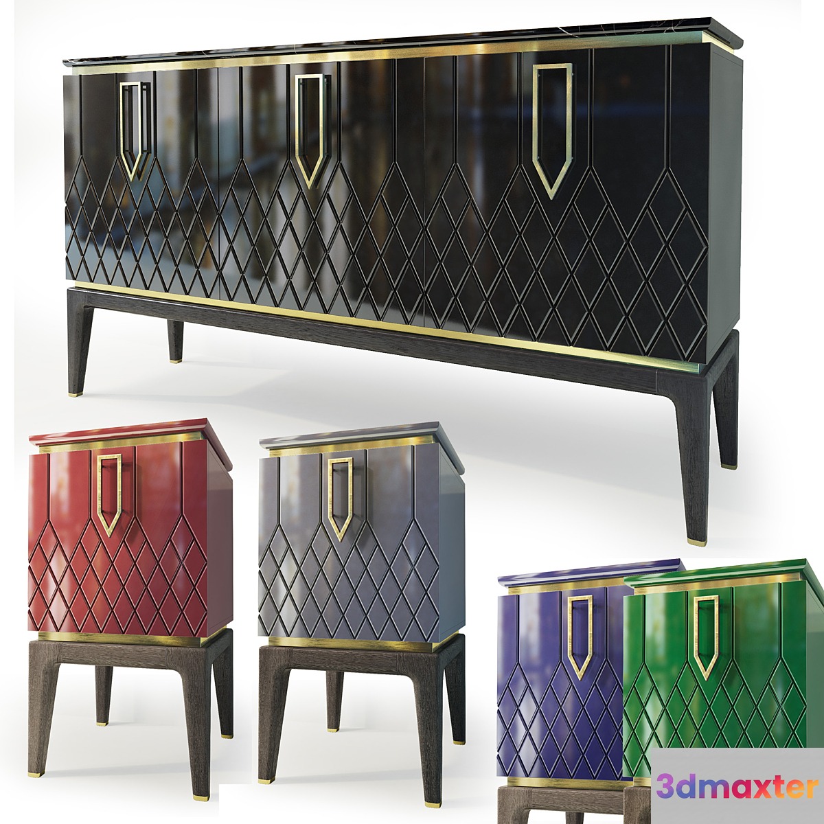 Chest and nightstand Bairo. Sideboard nightstand by Ambicioni - No.2